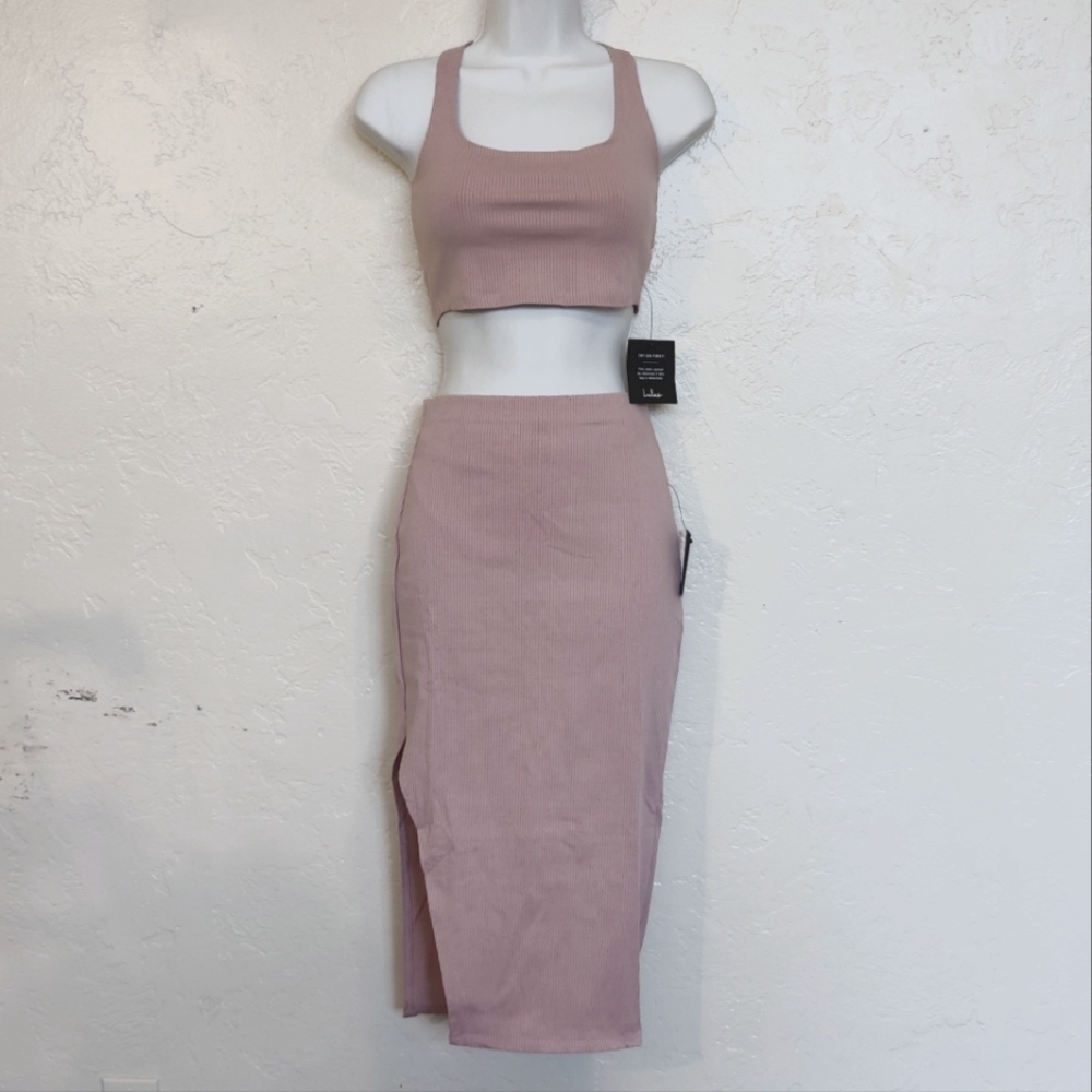 Lulu's 2-piece bodycon dress, XS